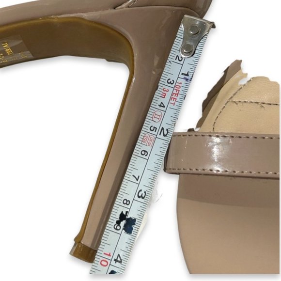 Anne Michelle Women's Nude High Heel Ankle Strap Open Toe Size 10 - Picture 13 of 13